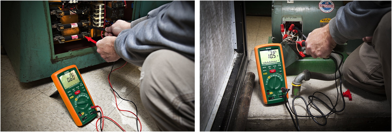 מודד בידוד התנגדות דיגיטלי מגר EXTECH INSULATION TESTER MG325 1000V